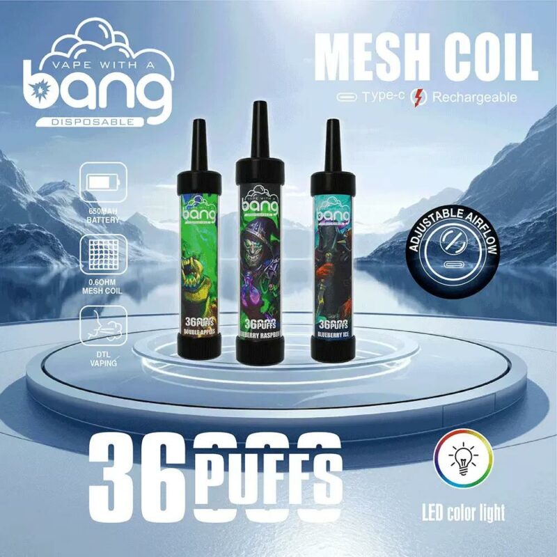 🔥 Bang King 36K - 36.000 Puff | MIN 50 PCS | Smart Dual Screen & Flavors Explosion!