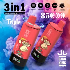 Bang King Triple 85K – Sigaretta elettronica 3-in-1 con 85.000 puff e tre gusti