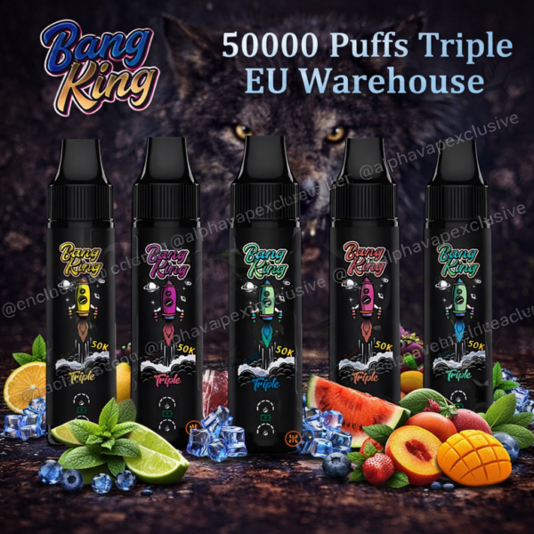 Bang King Triple 50K vape 3 in 1 triplo gusto