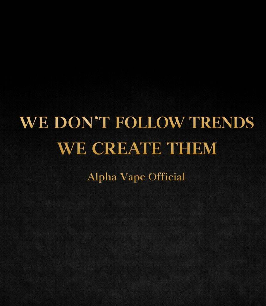 Alpha Vape official logo premium disposable vape brand