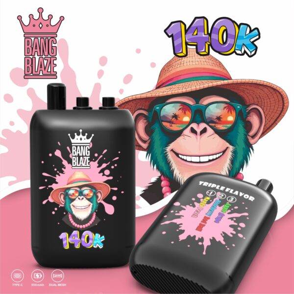 bang blaze 140000 puff vape 140k 3 in 1 sigaretta elettronica ricaricabile usb c