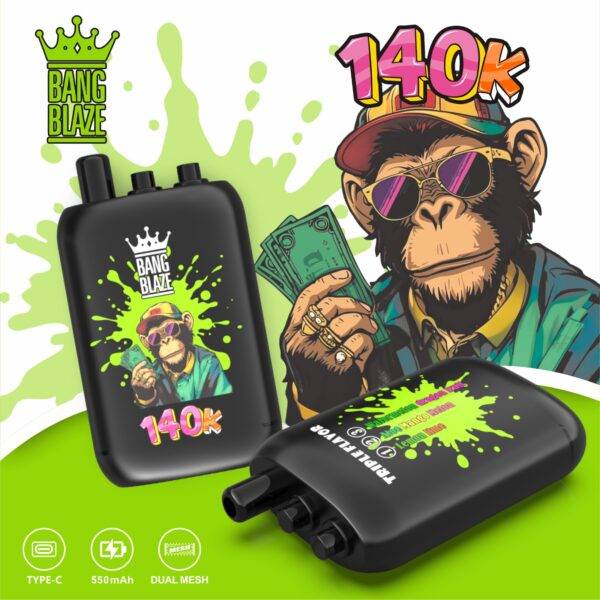 bang blaze 140k super pack vape 3 in 1 minimo 5 pezzi