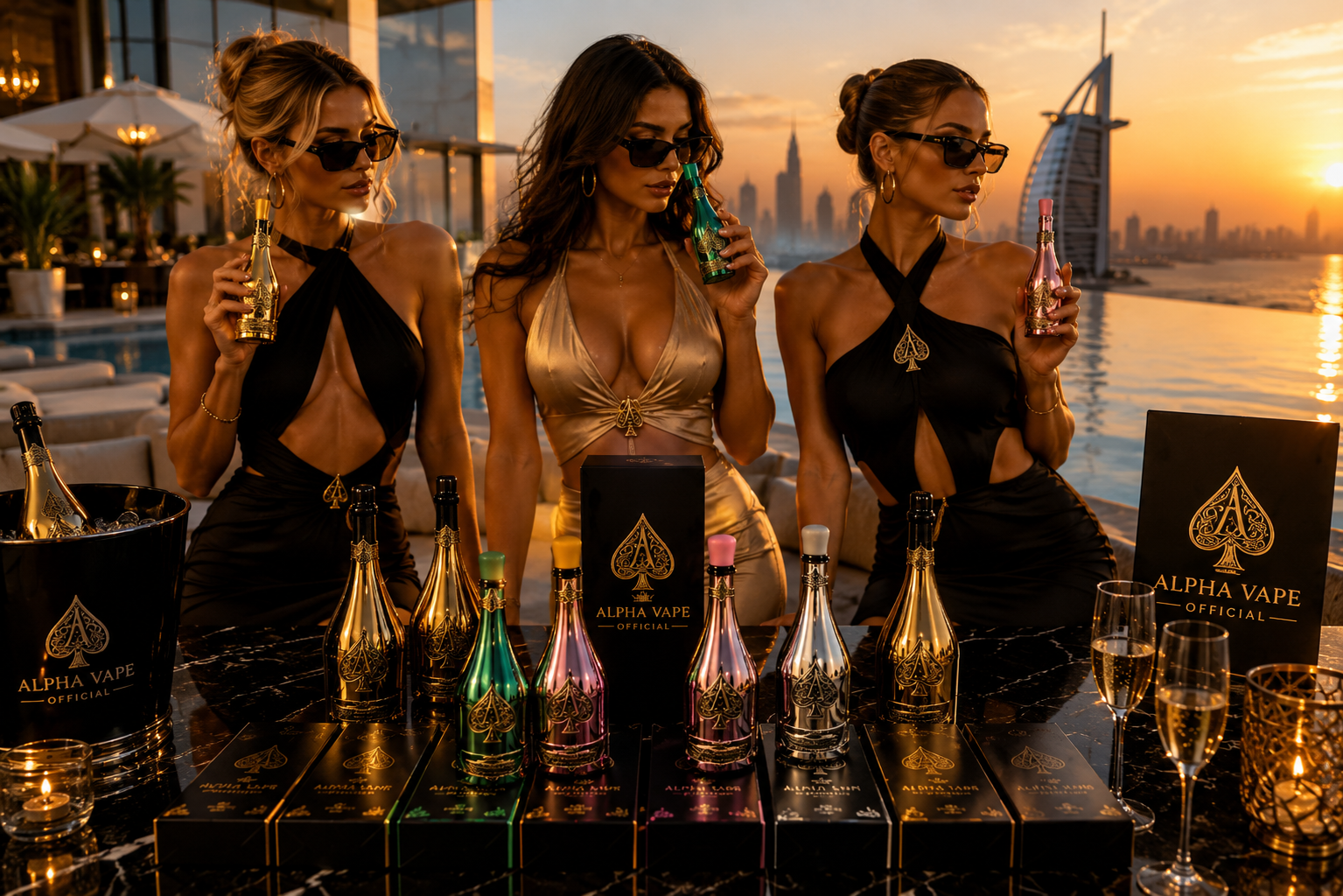 Armand de Brignac Vape 50K nelle colorazioni disponibili