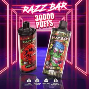 Razz Bar 30K Disposable Vape – 30000 Puffs  Flavour Explosion!