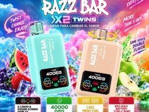 Razz Bar 40K Twins 40000 Puff V-Play con doppio gusto