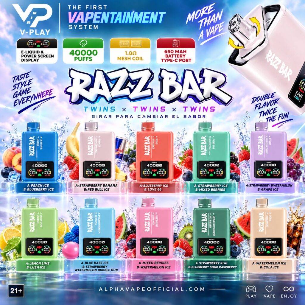 Razz Bar 40K Singola Twins doppio gusto 40000 Puff