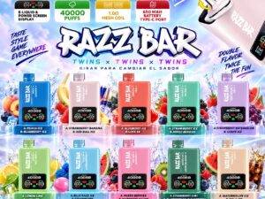 Razz Bar 40K Twins gusti disponibili 40000 Puff