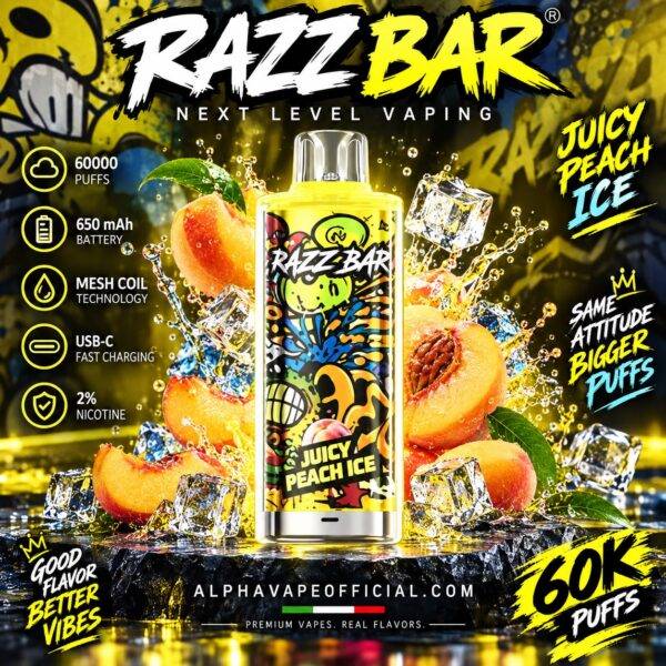 Razz Bar 60K Super Pack – Crystal 60000 Puff da 5 a 49 Pezzi