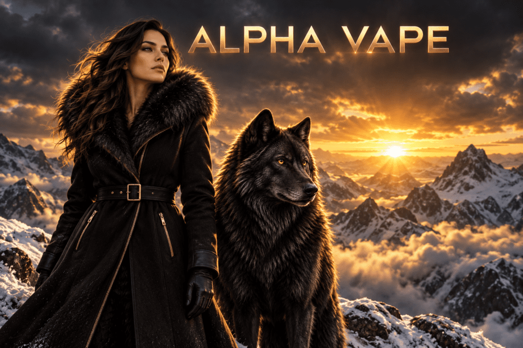 Lupo nero, simbolo di Alpha Vape Official