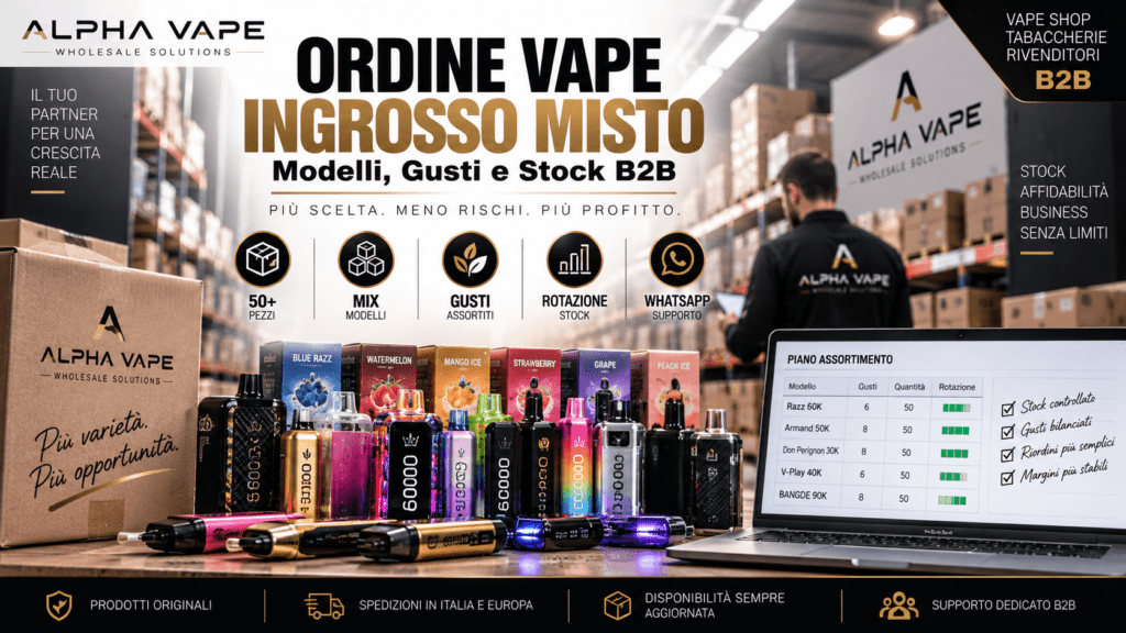 Soluzioni B2B per Vape all’Ingrosso