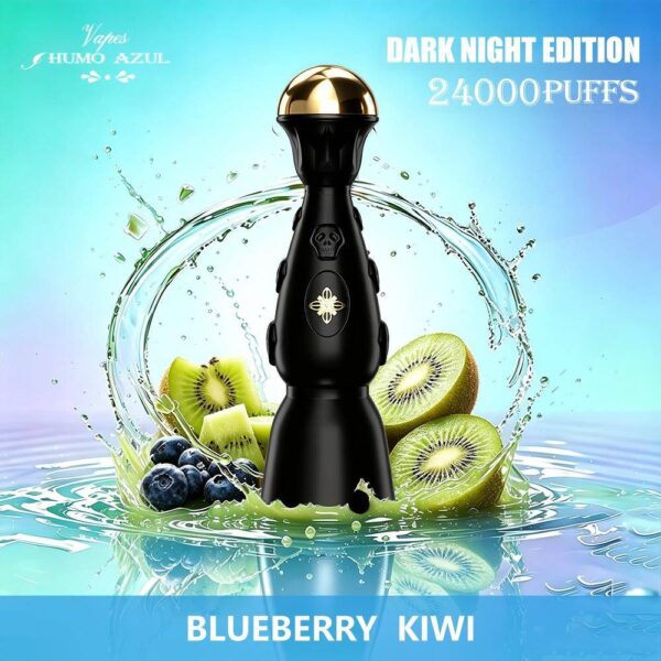 Humo Azul Dark Night Edition 24K gusto Blueberry Kiwi