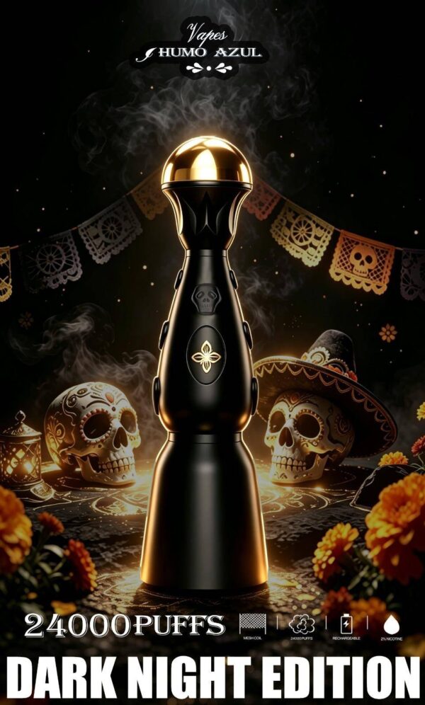 Humo Azul Dark Night Edition 24K immagine promozionale nel deserto con teschi