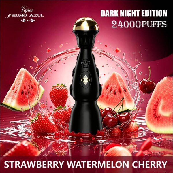Humo Azul Dark Night Edition 24K gusto Strawberry Watermelon Cherry