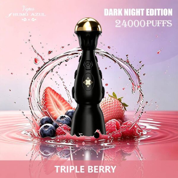 Humo Azul Dark Night Edition 24K gusto Triple Berry