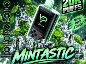V-Play 20K Mintastic con menta fresca e ghiaccio