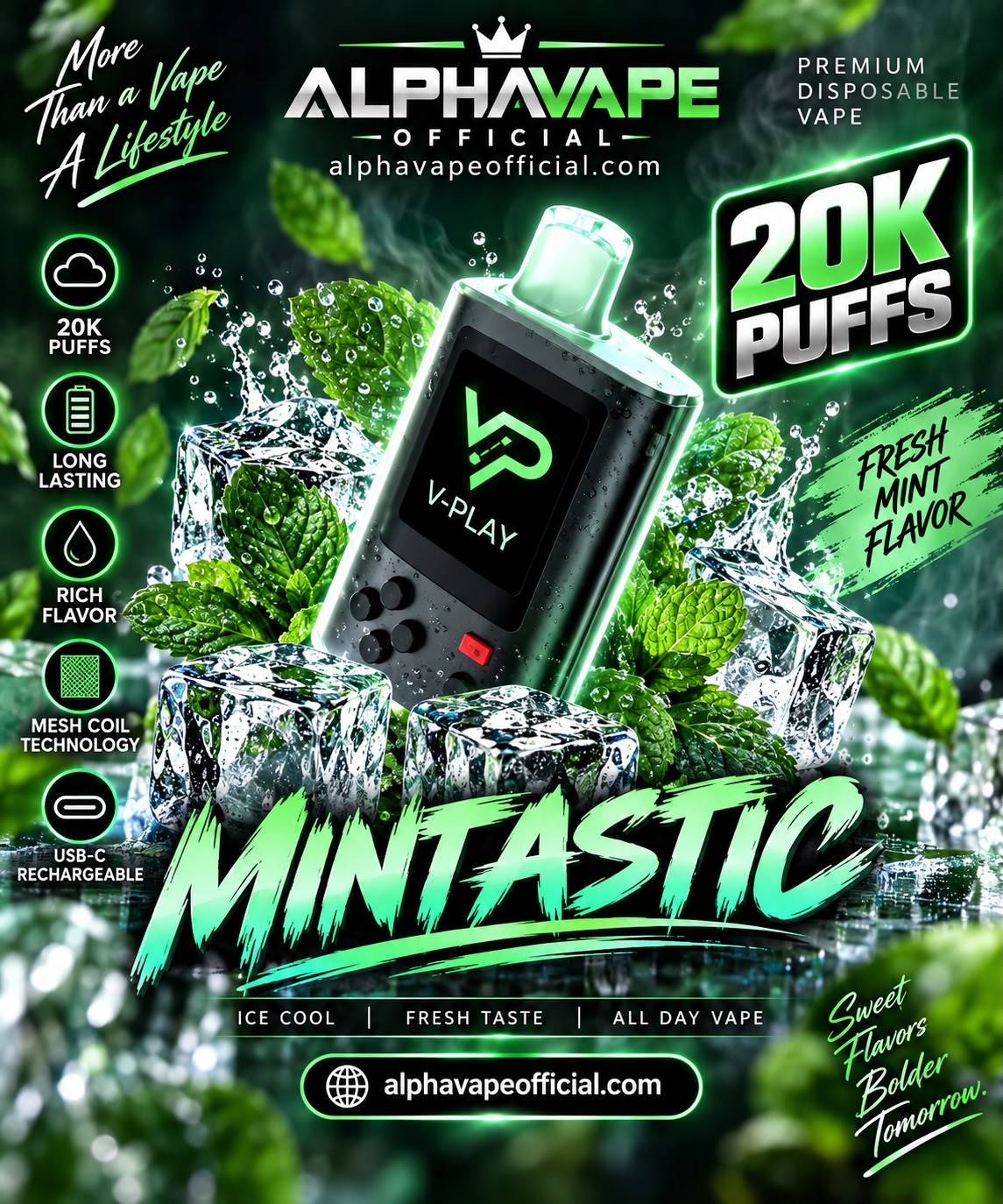 V-Play 20K Gaming Vape Singola