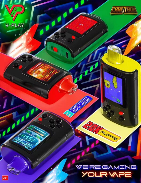 V-Play 20K con tre giochi retro integrati