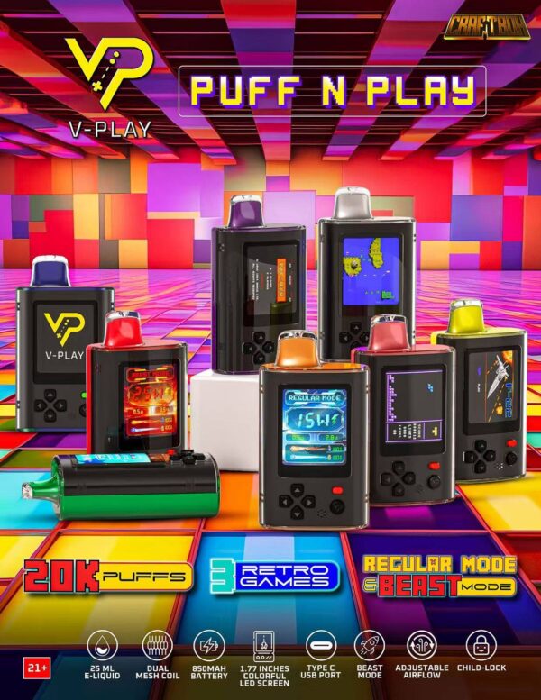 Craftbox V-Play 20K Ingrosso con display a colori